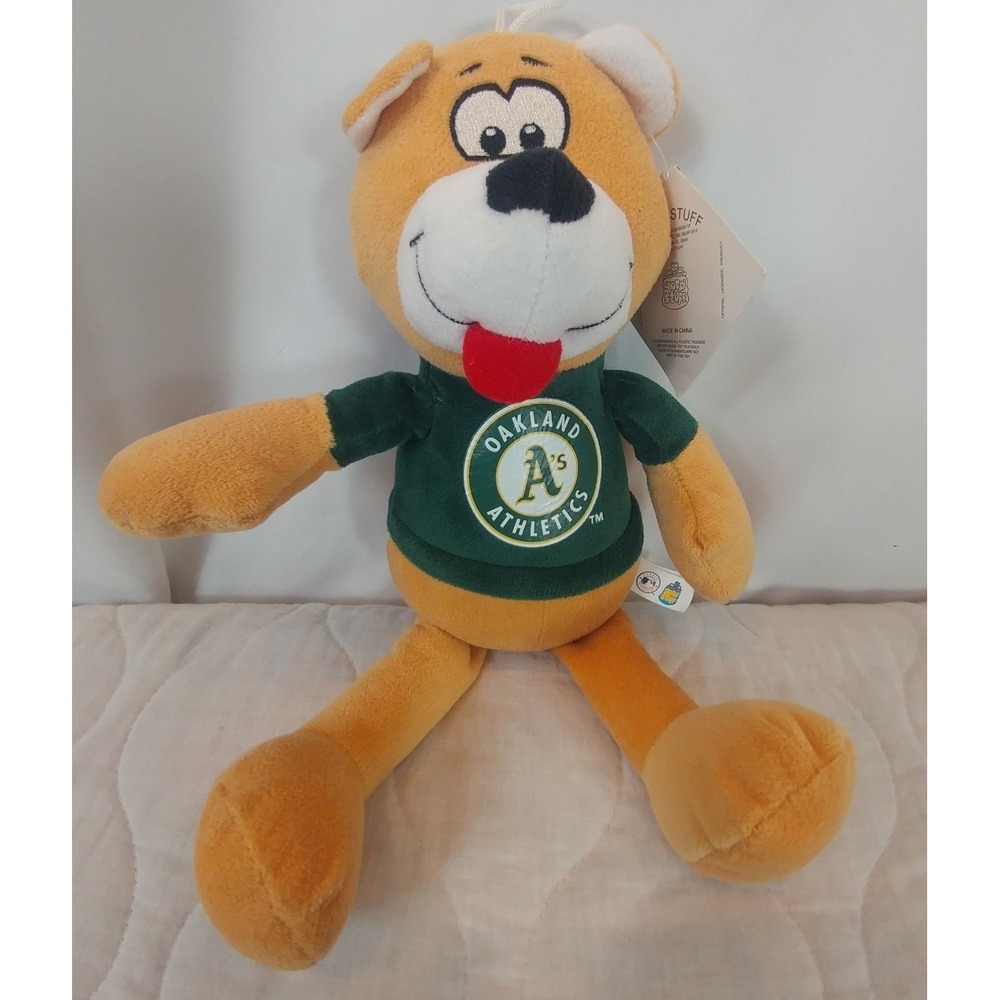 Vintage Oakland A's Athletics Good Stuff 14" stuff‎ Dog plush